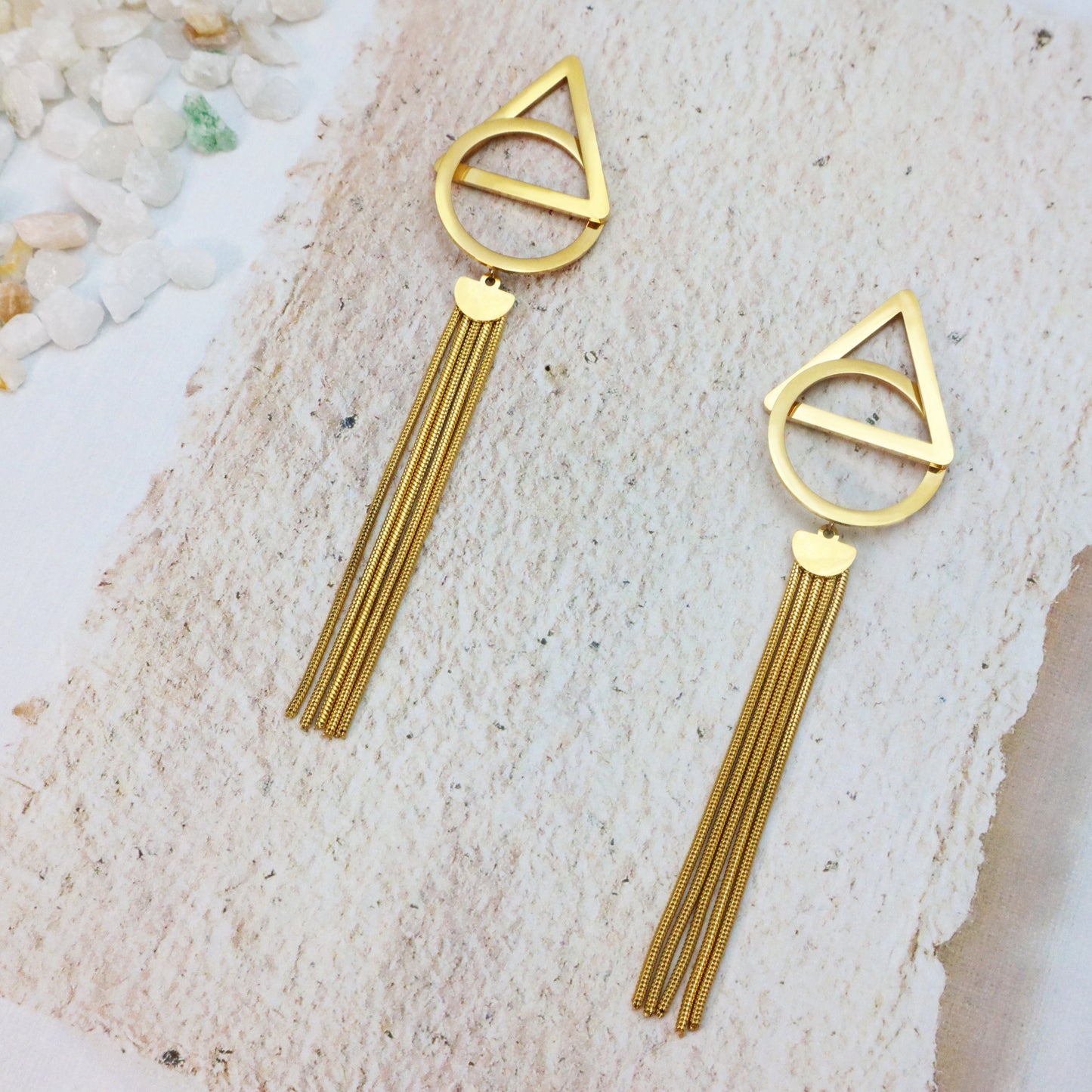 Geo Glam Statement Earrings