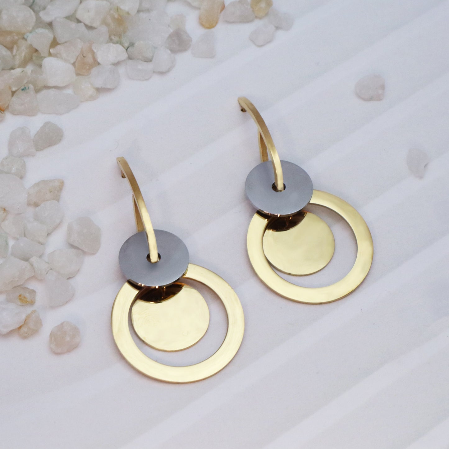 Circle Fusion Earrings
