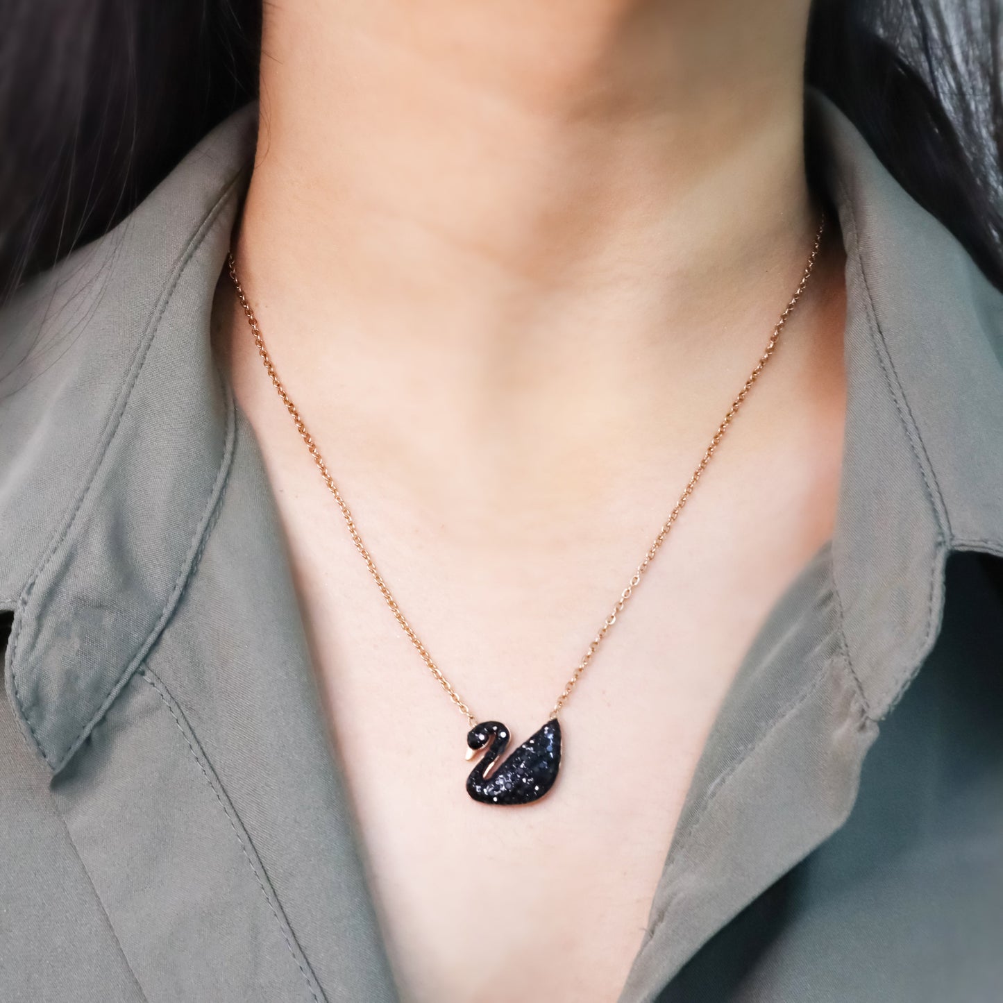 Dark Swan Necklace