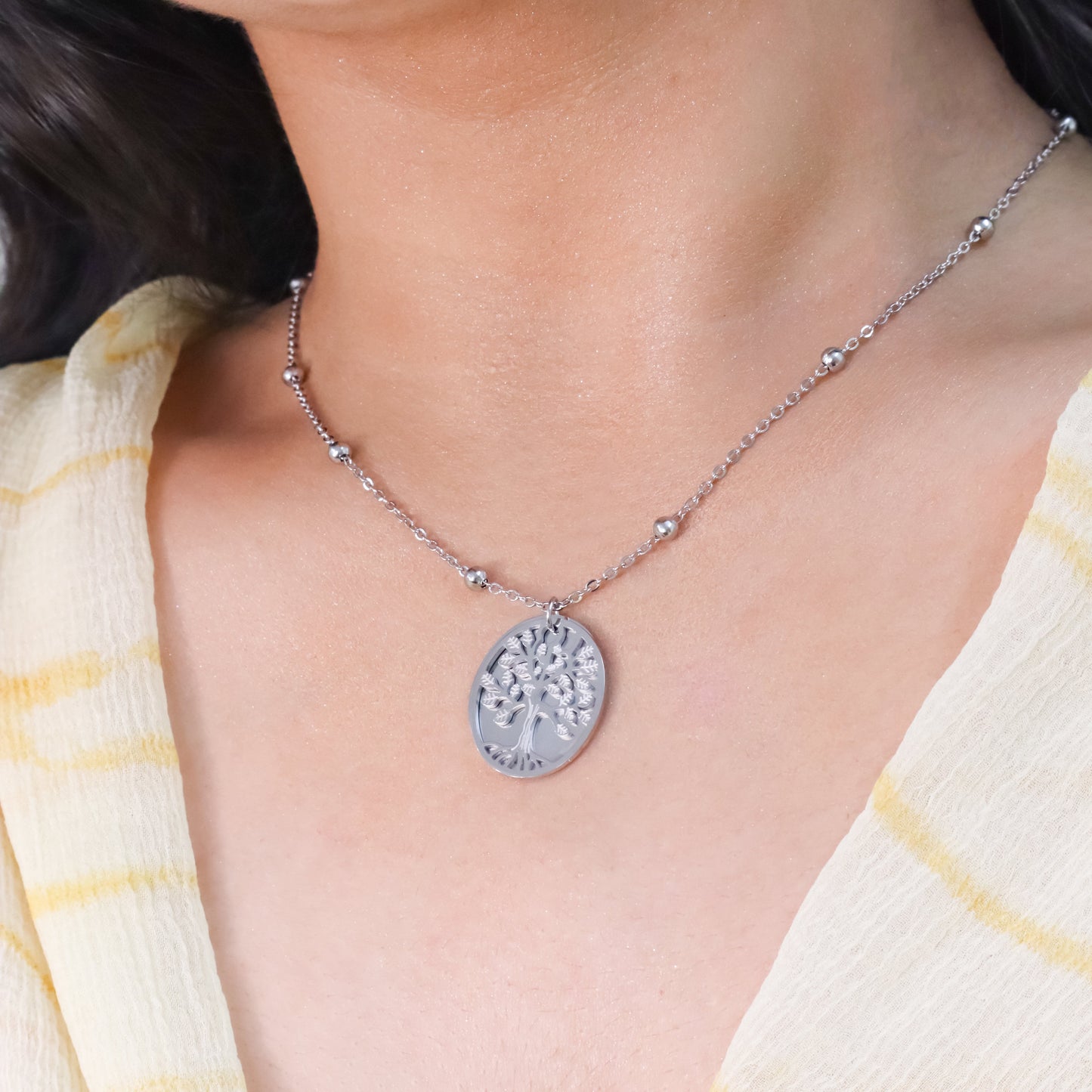 Tree Soul Silver Necklace