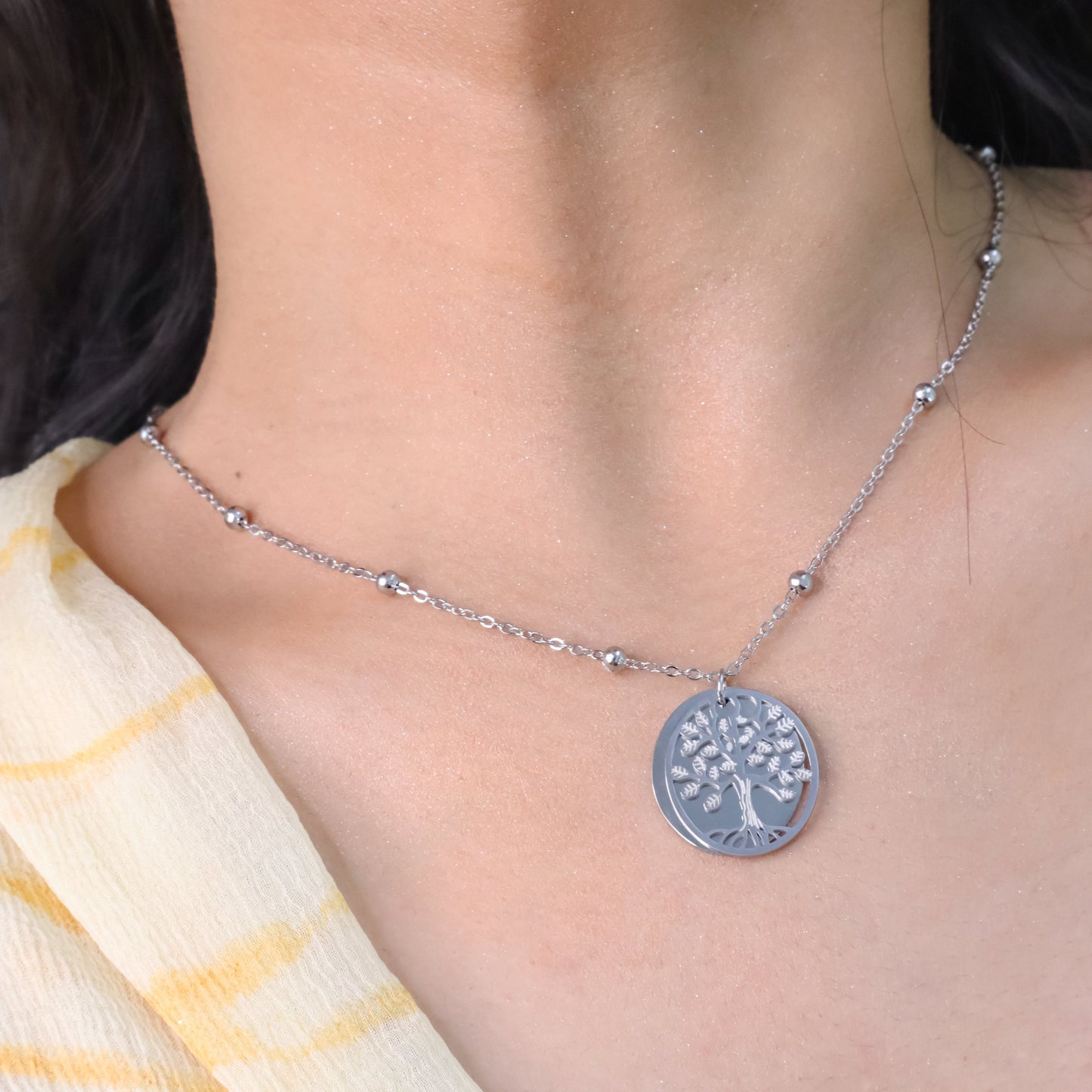 Tree Soul Silver Necklace