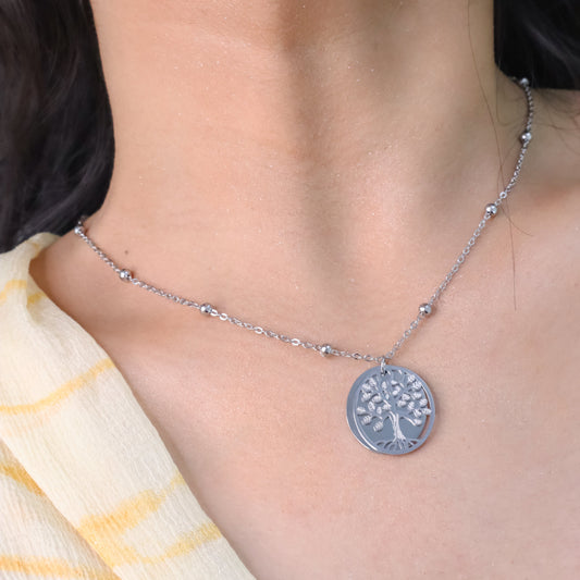 Tree Soul Silver Necklace