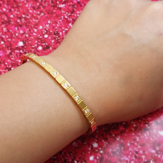 Luxe Tile Radiance Bangle Bracelet