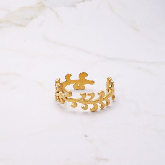 Leaf Band Ring
