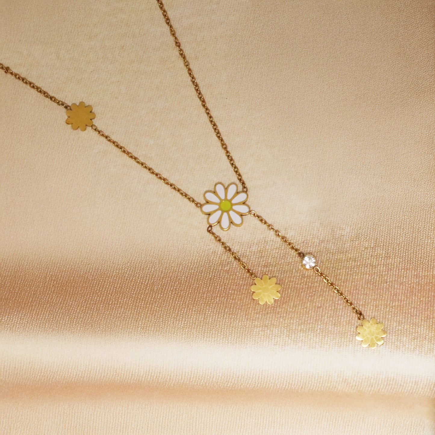 Sunflower Daisy Necklace