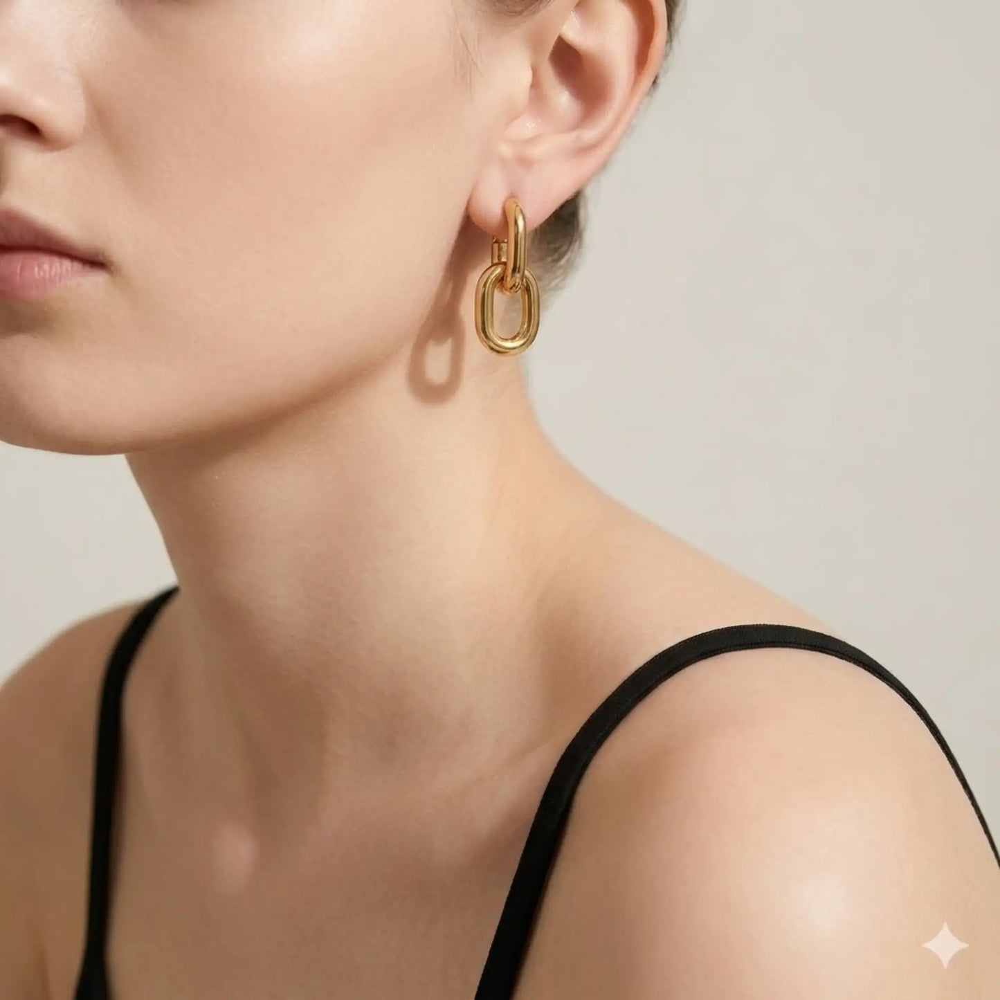 Interlock Link Earrings