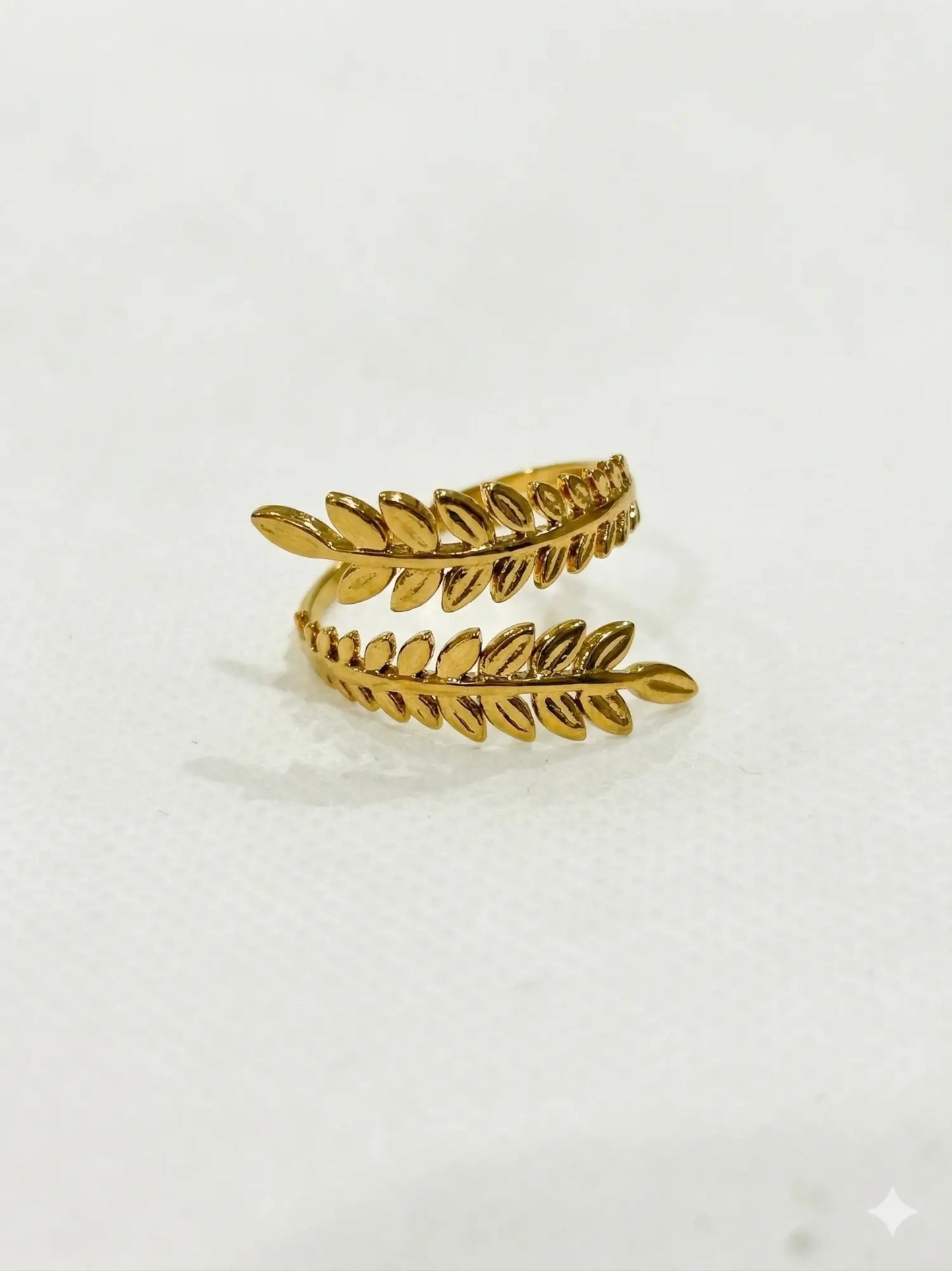 Leaf Statement Wrap Ring