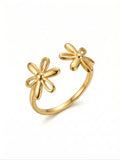 Petal Dance Adjustable Ring Band
