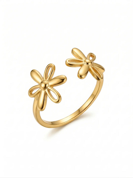 Petal Dance Adjustable Ring Band