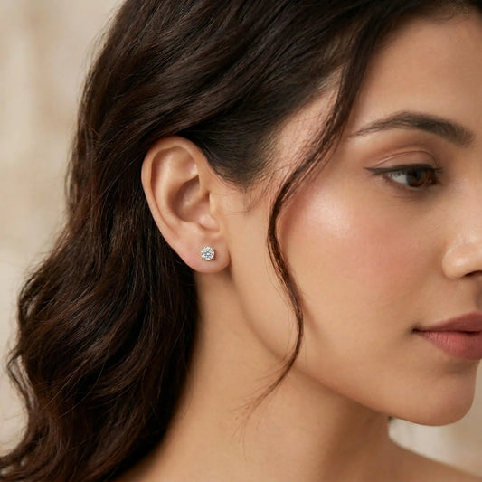 The Solitaire Earrings