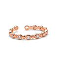 Rose Gold Sparkle Band Ring