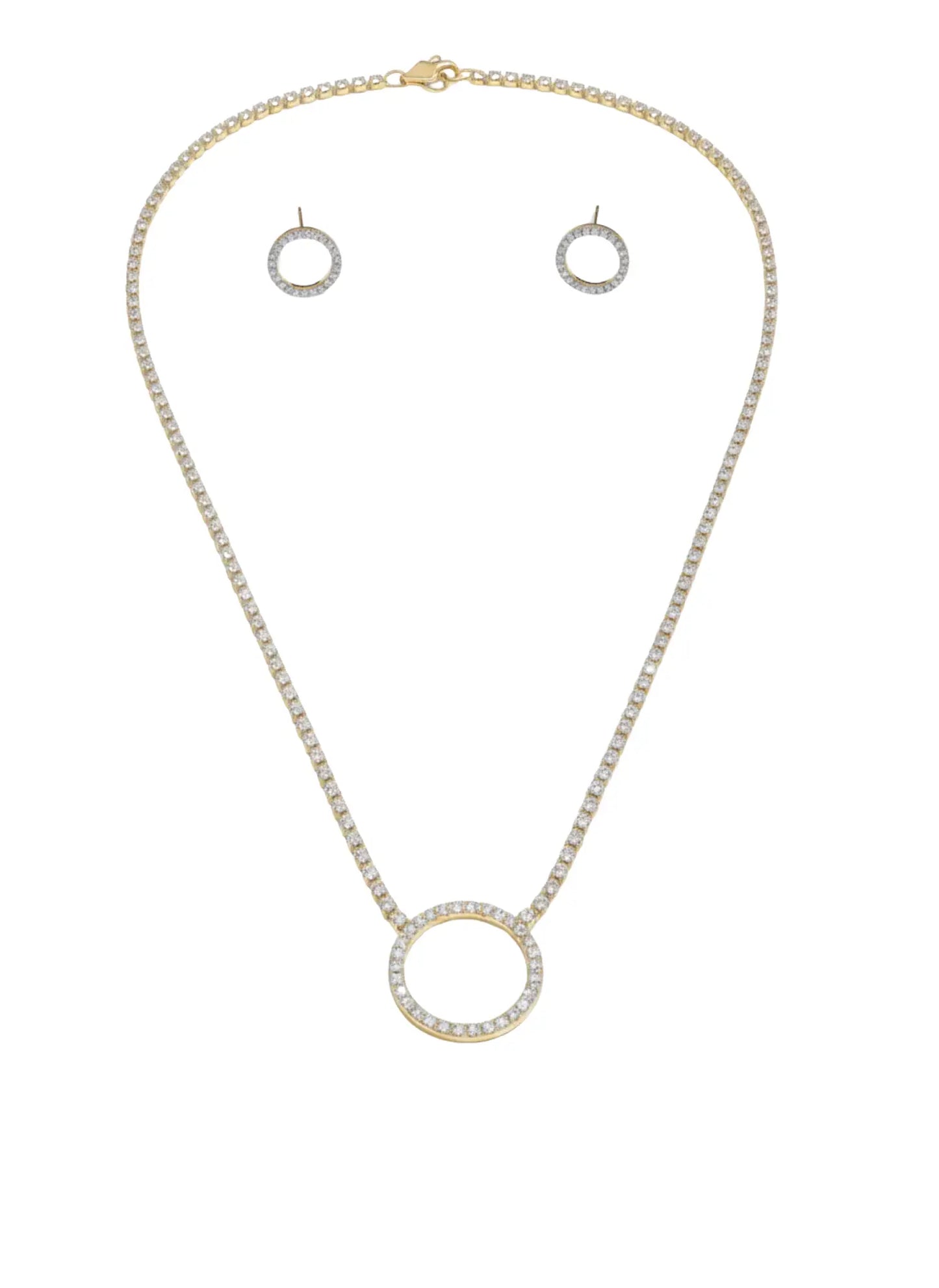 Everlasting Sparkle Set-Seller- 18K Gold Plated Anti-Tarnish Minimalistic Demifine Jewelry by Chrystic Jewels
