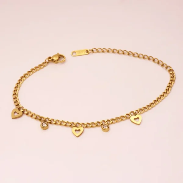 Love Drops Charm Bracelet Chain