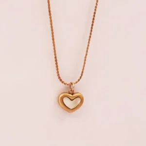 Rose Gold Heart Necklace