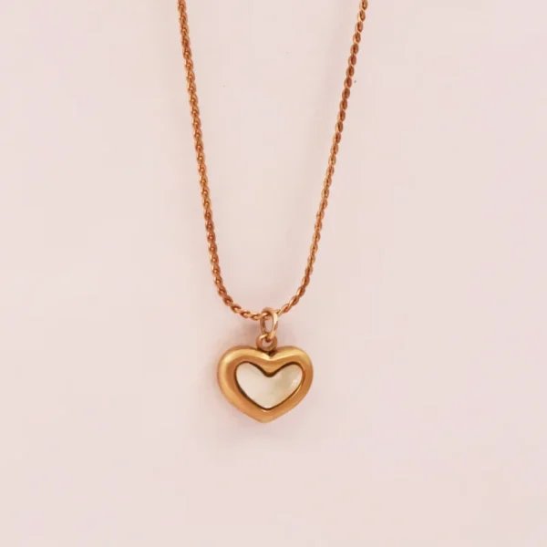 Rose Gold Heart Necklace