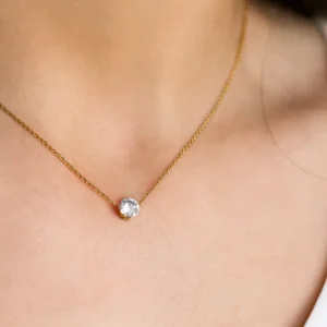Solitaire Sparkle Pendant
