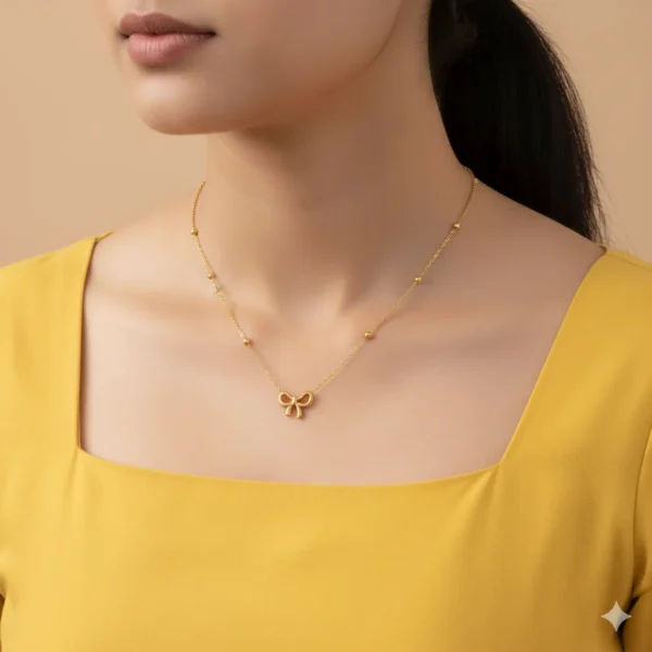 Bow Necklace